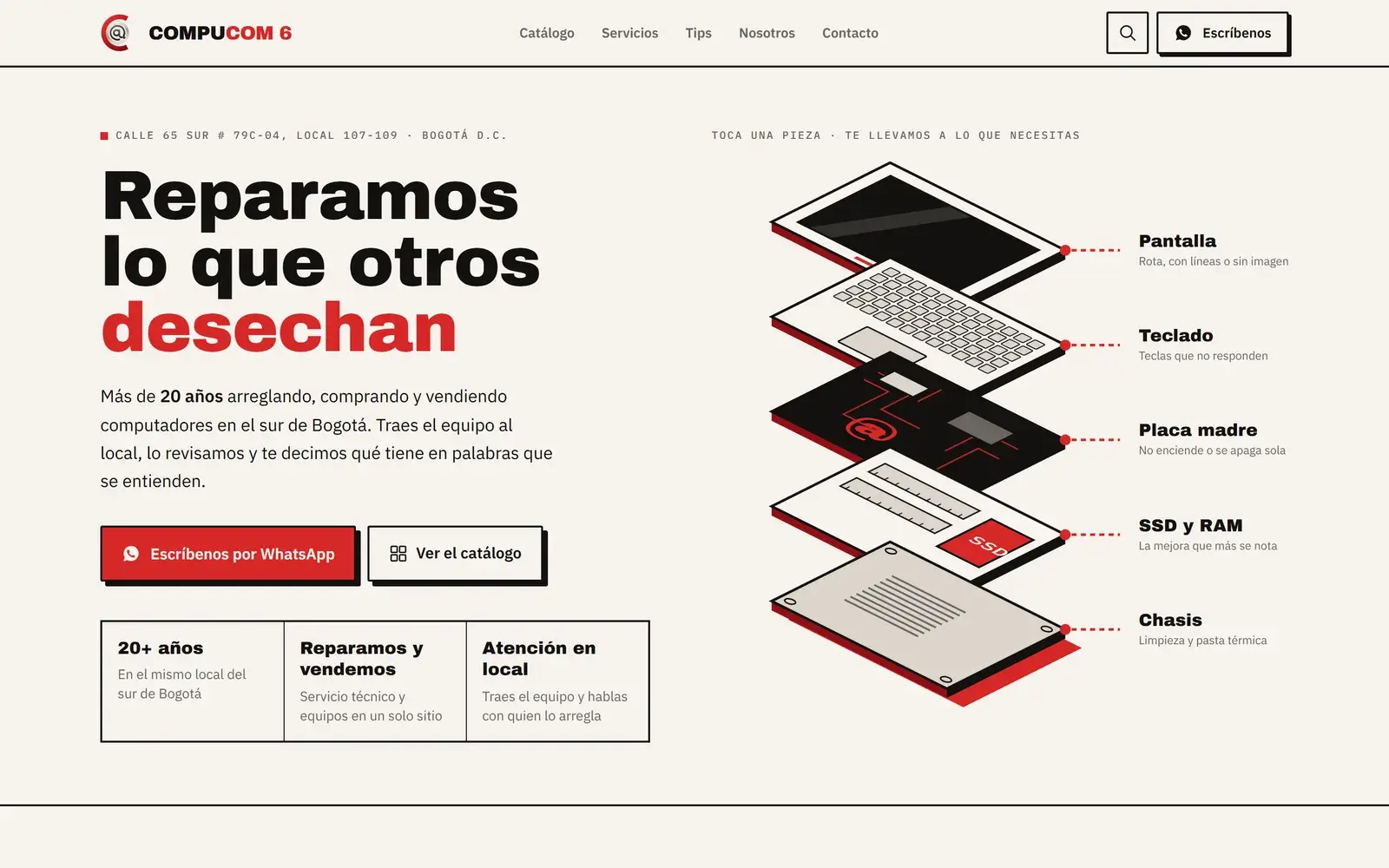 Portada del proyecto Compucom 6